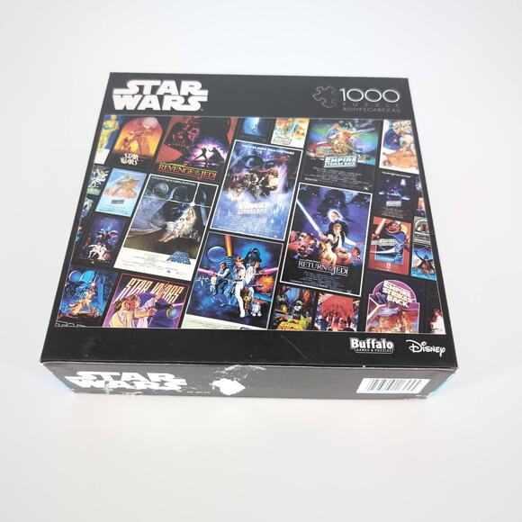 Buffalo Games Disney 1000 Piece Photomosaics Star Wars Posters Jigsaw Puzzle GUC - Picture 4 of 12